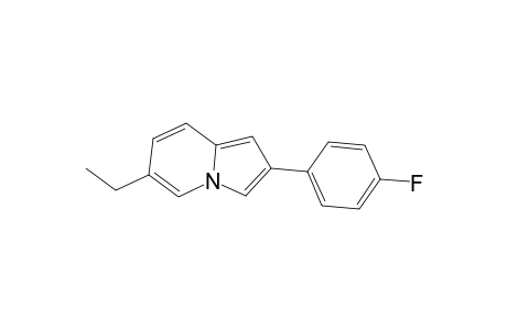 6-Ethyl-2-(4-fluoro-phenyl)-indolizine