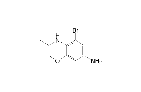 2-Methoxy-4-amino-6-bromo-N-ethylaniline