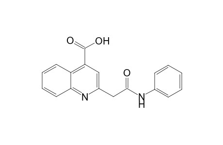 2-Phenylcarbamoylmethyl-quinoline-4-carboxylic acid