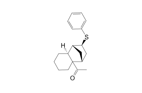 RAC-1-(1S*,2R*,4S*,4A-R*,8A-R*-1,4-METHANO-2-PHENYLTHIO-DECAHYDRO-4A-NAPHTHYL)-ETHANONE