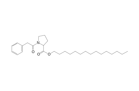 L-Proline, N-(phenylacetyl)-, pentadecyl ester