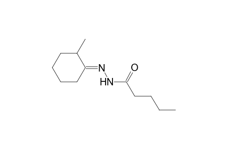 N'-[(1E)-2-methylcyclohexylidene]pentanohydrazide