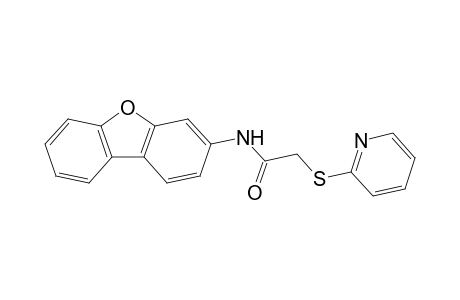 N-Dibenzo[b,d]furan-3-yl-2-(2-pyridinylsulfanyl)acetamide