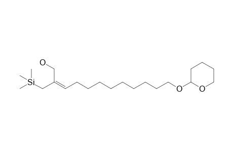 12-(Tetrahydropyran-2-yloxy)-2-(trimethylsilylmethyl)dodec-2-en-1-ol