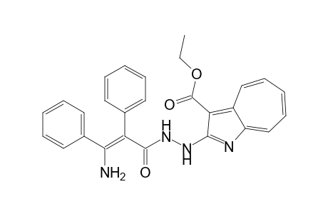 Ethyl (Z)-2-[N'-(3-amino-2,3-diphenylpropenoyl)hydrazino]-1-azaazulene-3-carboxylate