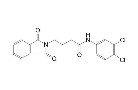 N-(3,4-dichlorophenyl)-4-(1,3-dioxo-1,3-dihydro-2H-isoindol-2-yl)butanamide