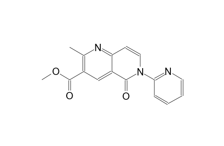 1,6-naphthyridine-3-carboxylic acid, 5,6-dihydro-2-methyl-5-oxo-6-(2-pyridinyl)-, methyl ester