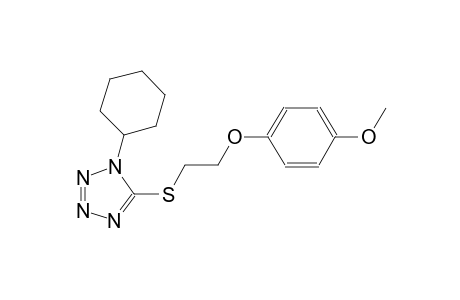 1H-tetrazole, 1-cyclohexyl-5-[[2-(4-methoxyphenoxy)ethyl]thio]-