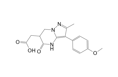 [3-(4-Methoxyphenyl)-2-methyl-5-oxo-4H,6H,7H-pyrazolo[1,5-a]pyrimidin-6-yl]acetic acid