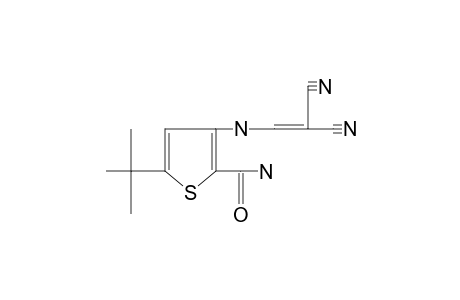 5-tert-butyl-3-[(2,2-dicyanovinyl)amino]-2-thiophenecarboxamide