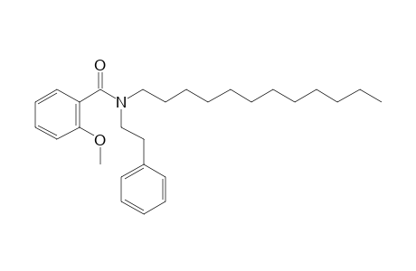 Benzamide, 2-methoxy-N-(2-phenylethyl)-N-dodecyl-