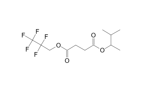 Succinic acid, 3-methylbut-2-yl 2,2,3,3,3-pentafluoropropyl ester