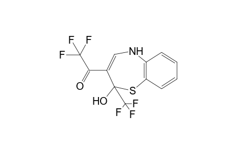 2-Hydroxy-3-trifluoroacetyl-2-trifluoromethyl-(1H,5)benzthiazepine