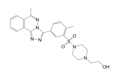 2-(4-{[2-methyl-5-(6-methyl[1,2,4]triazolo[3,4-a]phthalazin-3-yl)phenyl]sulfonyl}-1-piperazinyl)ethanol