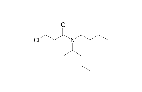 Propionamide, 3-chloro-N-(2-pentyl)-N-butyl-