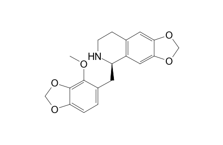 (R)-1-(2-Methoxy-3,4-methylenedioxybenzyl)-6,7-methylenedioxy-1,2,3,4-tetrahydroisoquinoline