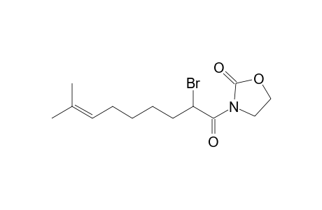 3-(2-Bromo-8-methylnon-7-enoyl)oxazolidin-2-one