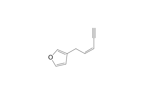 (Z)-3-(2-penten-4-ynyl)furan