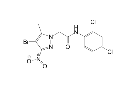 2-(4-bromo-5-methyl-3-nitro-1H-pyrazol-1-yl)-N-(2,4-dichlorophenyl)acetamide