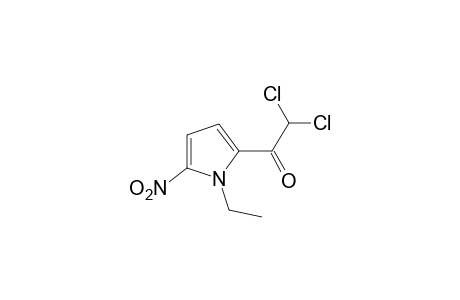 dichloromethyl 1-ethyl-5-nitropyrrol-2-yl ketone