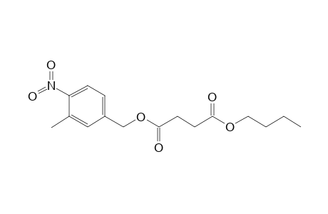 Succinic acid, butyl 3-methyl-4-nitrobenzyl ester