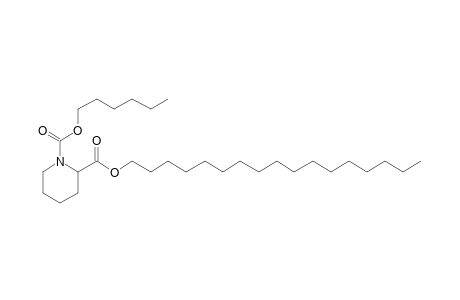 Pipecolic acid, N-hexyloxycarbonyl-, heptadecyl ester