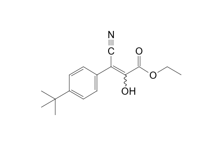 beta-CYANO-alpha-HYDROXY-p-tert-BUTYLCINNAMIC ACID, ETHYL ESTER