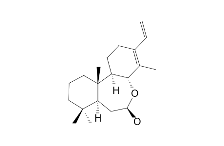 (5-S,7-R,8-R,9-R,10-S)-(-)-7,8-SECO-7,8-OXACASSA-13,15-DIEN-7-OL