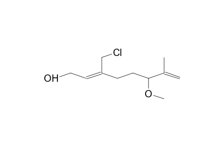 2,7-OCTADIEN-1-OL, 3-(CHLOROMETHYL)-6-METHOXY-7-METHYL-