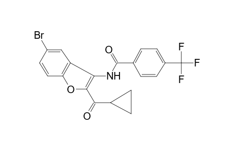 benzamide, N-[5-bromo-2-(cyclopropylcarbonyl)-3-benzofuranyl]-4-(trifluoromethyl)-