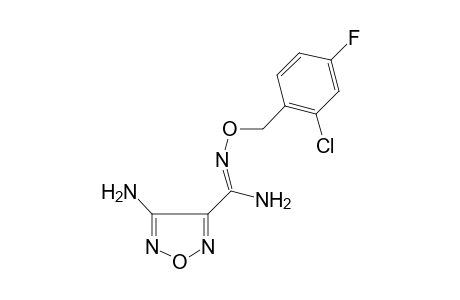 Furazan-3-amide oxime, 4-amino-O-(2-chloro-4-fluorobenzyl)-