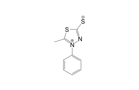 5-mercapto-2-methyl-3-phenyl-1,3,4-thiadiazolium hydroxide, inner salt