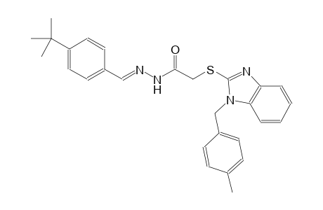 acetic acid, [[1-[(4-methylphenyl)methyl]-1H-benzimidazol-2-yl]thio]-, 2-[(E)-[4-(1,1-dimethylethyl)phenyl]methylidene]hydrazide