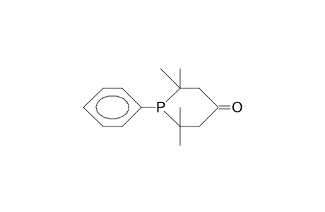 2,2,6,6-Tetramethyl-1-phenyl-4-phosphorinanone