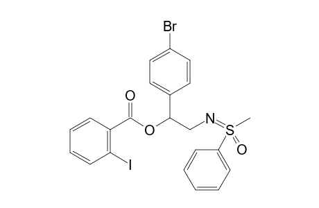 2-(S-Methyl-S-phenyl)sulfoximidoyl-1-(4-bromophenyl)ethyl 2-iodobenzoate