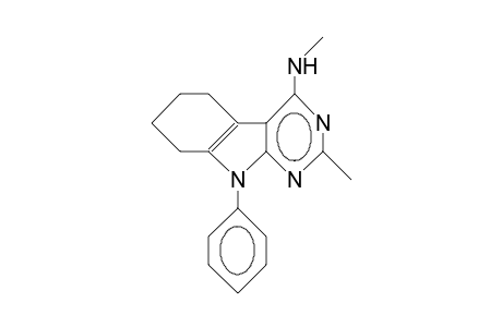 N,2-Dimethyl-9-phenyl-5,6,7,8-tetrahydro-9H-pyrimido(4,5-B)indol-4-amine