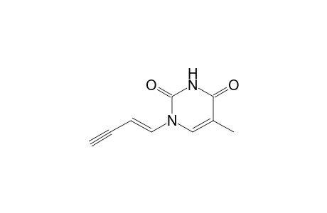 (E)-N(1)-(1-buten-3-yn-1-yl)thymine