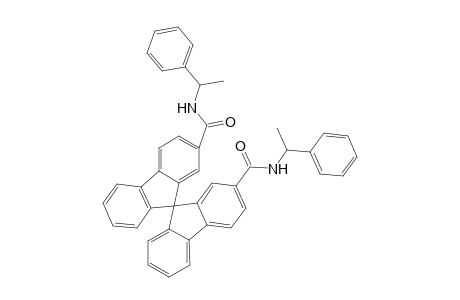 Spiro[9,9']difluorene-2,2'-dicarboxamide, N,N'-bis(1-phenylethyl)-