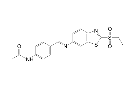 4'-{N-[2-(ethylsulfonyl)-6-benzothiazolyl]formimidoyl}acetanilide