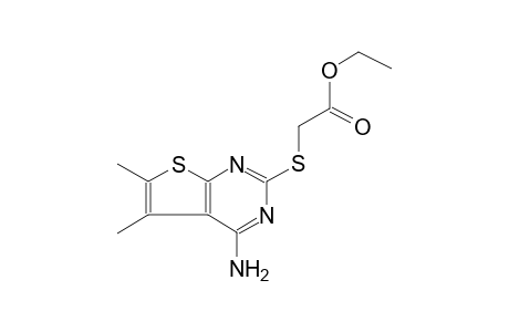 ethyl [(4-amino-5,6-dimethylthieno[2,3-d]pyrimidin-2-yl)sulfanyl]acetate