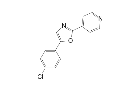 4-[5-(4-chlorophenyl)-1,3-oxazol-2-yl]pyridine