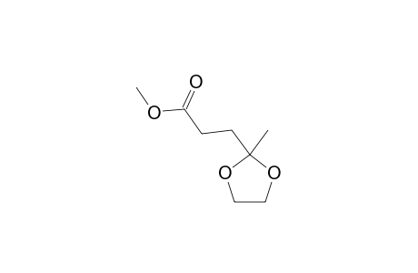 1,3-Dioxolane-2-propanoic acid, 2-methyl-, methyl ester