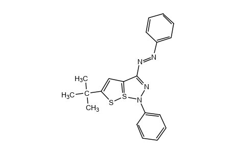 5-tert-butyl-1-phenyl-3-(phenylazo)-[1,2]dithiolo[5,1-e][1,2,3]thiadiazole-7-SIV