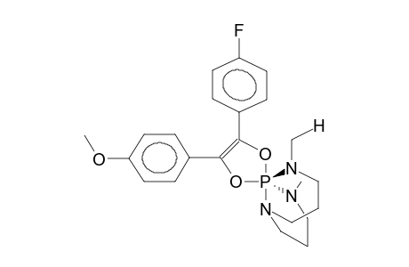 [1-(4-METHOXYPHENYL)-2-(4-FLUOROPHENYL)ETHYNEDIOXY](N'-METHYL-N,N'-TRIMETHYLENEDIAMINO)(N-METHYL-N,N-TRIMETHYLENEDIAMINO)PHOSPHORANE