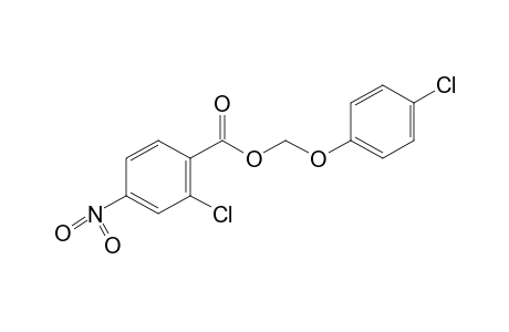 2-chloro-4-nitrobenzoic acid, (p-chlorophenoxy)methyl ester