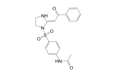 1-[N-Acetylsulfanylyl]-2-(benzoylmethylene)imidazolidine