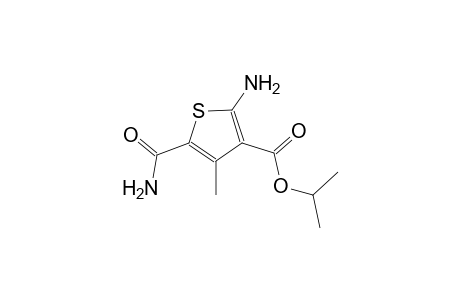 Isopropyl 2-amino-5-(aminocarbonyl)-4-methyl-3-thiophenecarboxylate