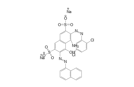 2,7-Naphthalenedisulfonic acid, 4-amino-3-[(2,5-dichlorophenyl)azo]-5-hydroxy-6-(1-naphthalenylazo)-, disodium salt