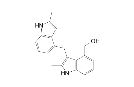 [2-methyl-3-[(2-methyl-1H-indol-4-yl)methyl]-1H-indol-4-yl]methanol