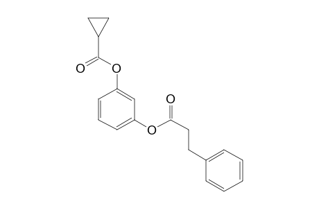 1,3-Benzenediol, o-(cyclopropanecarbonyl)-o'-(3-phenylpropionyl)-